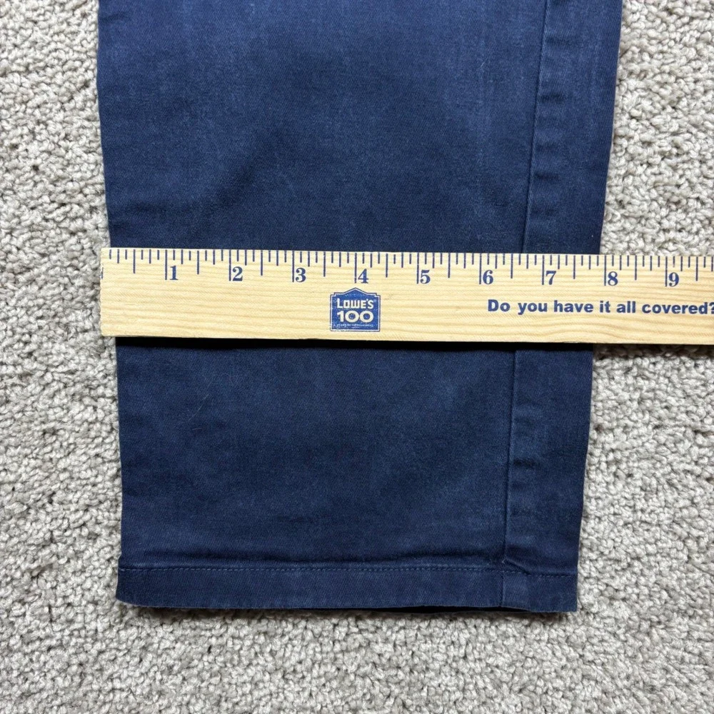 Rhone Mens Everyday Twill‎ Pant Navy Blue Slim Straight Stretch Size 40 101253